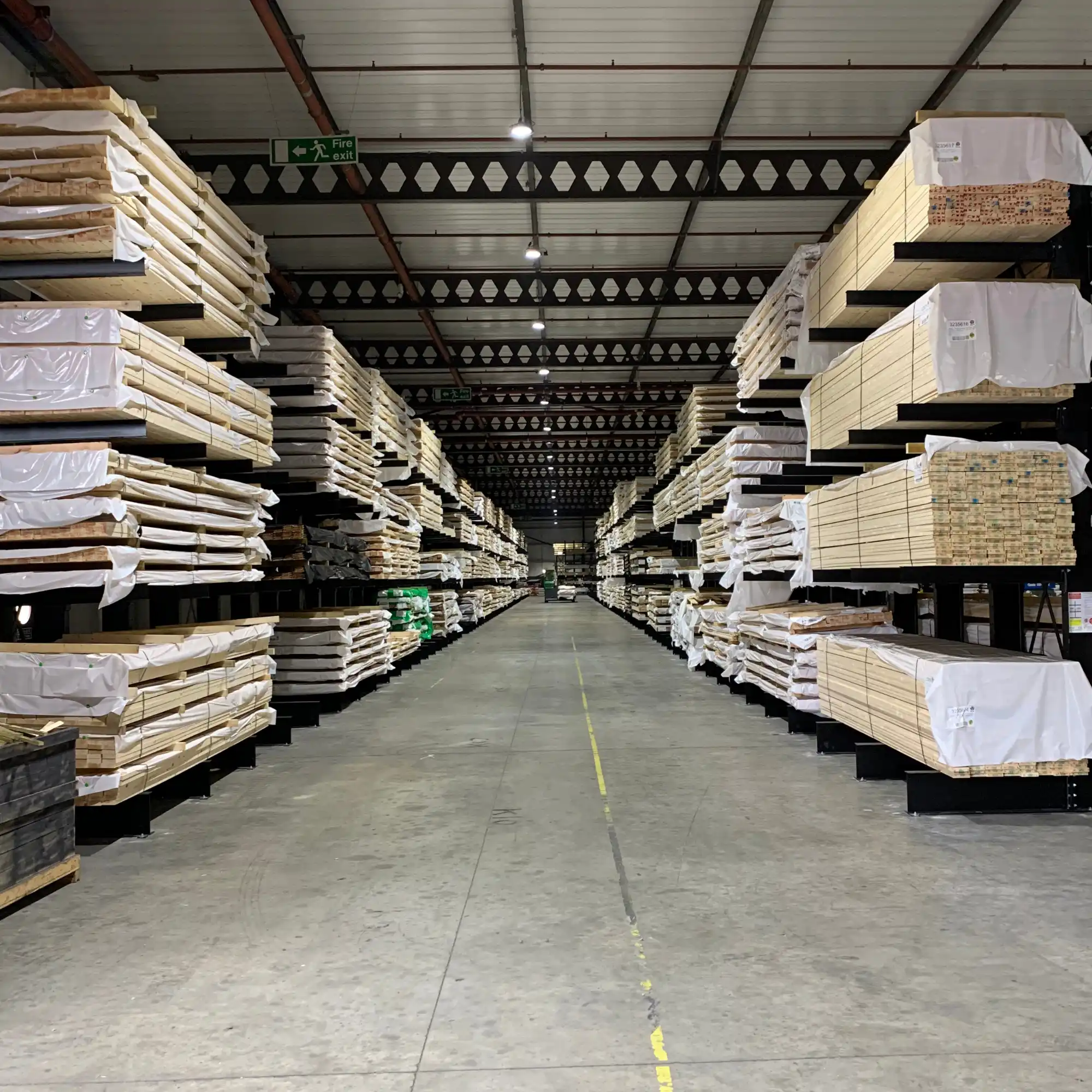 SCA Timber Ltd/BSW Timber Ltd cantilever racking for timber storage